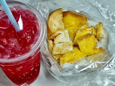 ขนมปังเนย+น้ำตาล