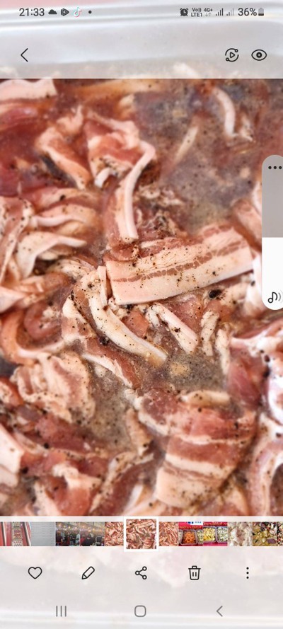 สามชั้นพริกไทดำ100กรัม