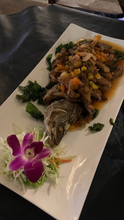 เมนูของร้าน บ้านชายน้ำ