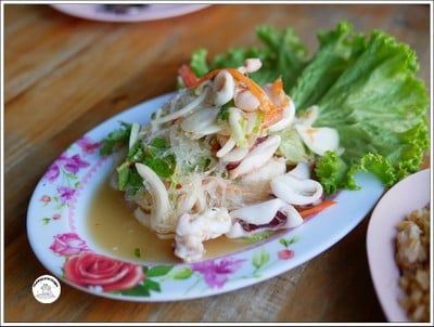 เมนูของร้าน ก.กุ้งบางแสน
