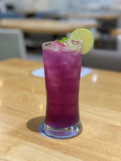 น้ำอัญชันมะนาว