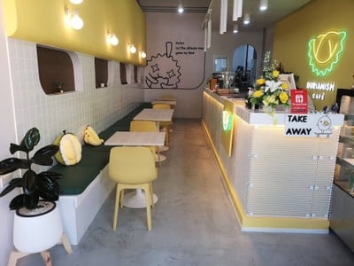 บรรยากาศ Durian Cafe Durianism Samyan คาเฟ่ทุเรียน สามย่าน