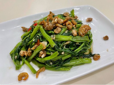 ผักบุ้งผัดเคย