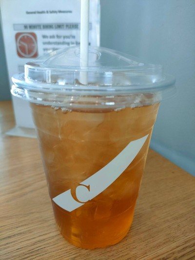 ICED PEACH TEA