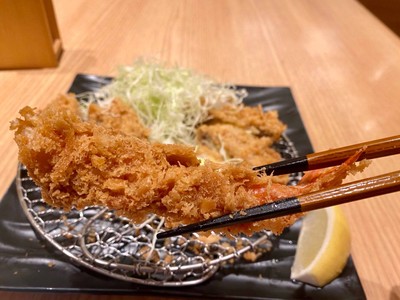 กุ้งชุบเกล็ดขนมปังทอด