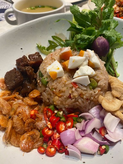 ข้าวคลุกกะปิหมูหวาน