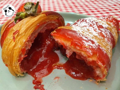 Strawberry Croissant