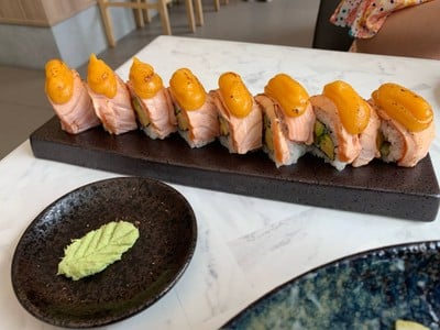 Salmon Saikyo Roll