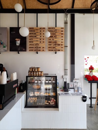 ป้ายราคาหรือสมุดเมนู