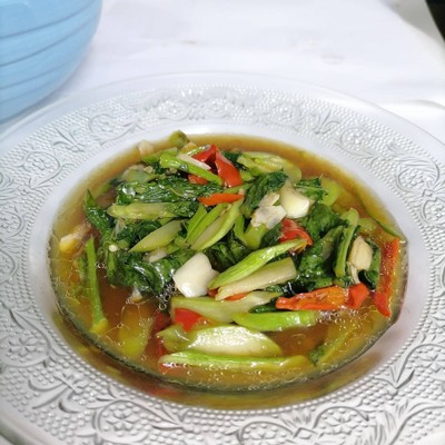 ผัดผักคะน้าน้ำมันหอย