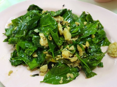 ผักเหมียงผัดไข่