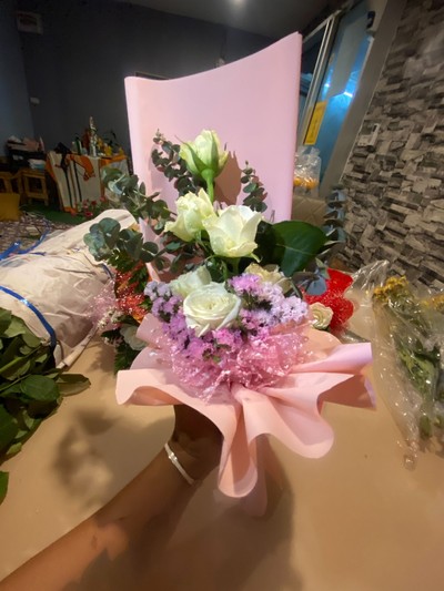 ช่อกุหลาบนอก5ดอก