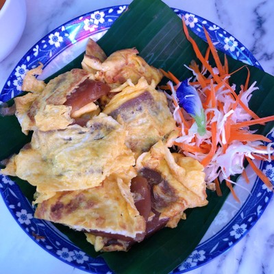 ขนมเข่งชุบไข่ทอด