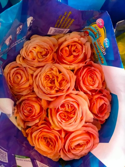 กุหลาบนอก10ดอก