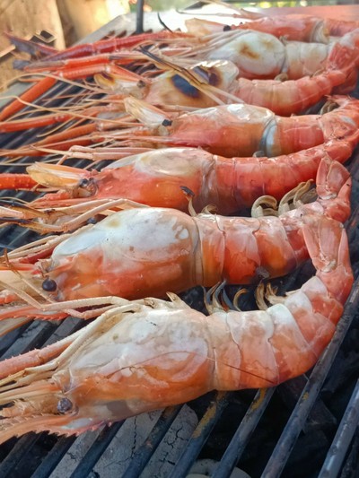 กุ้งเผา L