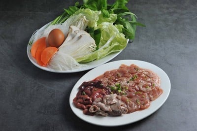 เมนูของร้าน ป๋าเตี้ยหมูจุ่ม & หมูกระทะ