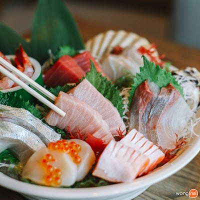 เมนูของร้าน Honmono Sushi Central Embassy ชั้น 5