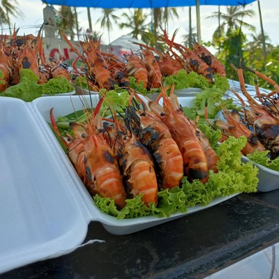 กุ้งเผา