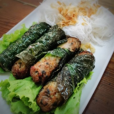 เนื้อย่างใบชะพลู
