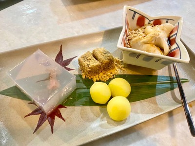 Traditional Japanese Dessert Set
