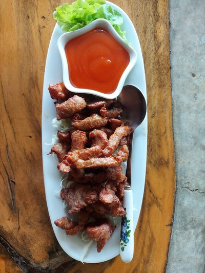 หมูทอดน้ำปลา