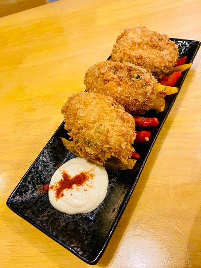 คร๊อกเค็ทผักโขม