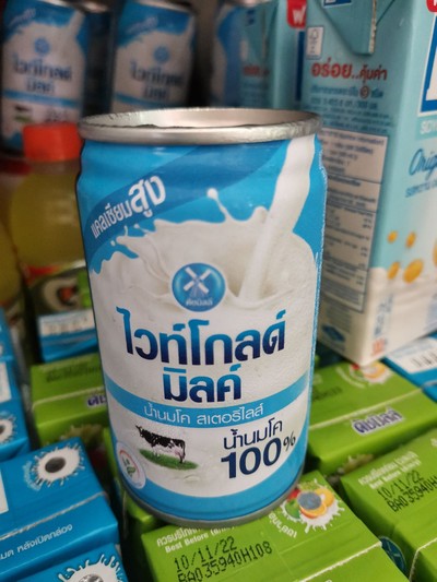 นมสด ไวท์โกลด์ มิลค์ กระป๋อง 150 มล.