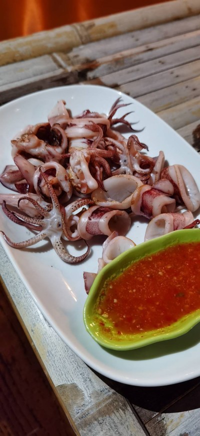 หมึกกล้วยย่าง