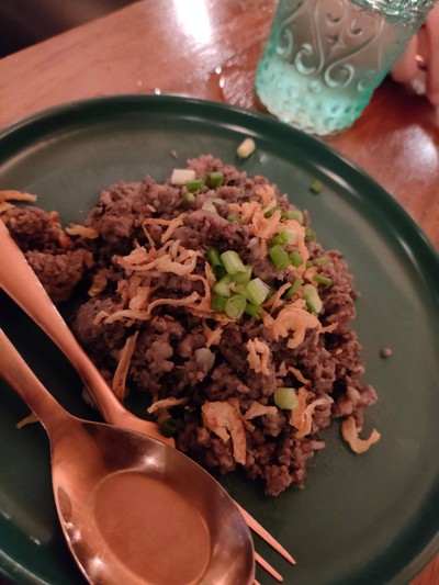 หมูสับผัดหนำเลี้ยบ