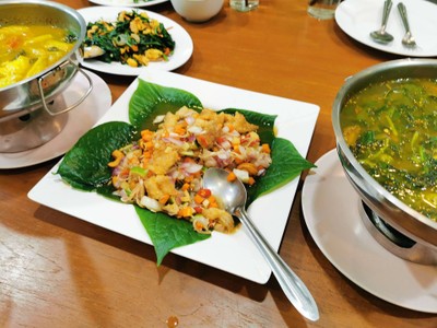 เมี่ยงปลาทอด