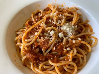 สปาเกตตีซอสมะเขือเทศ