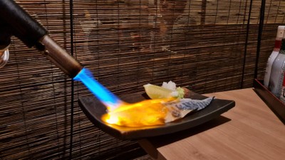 ปลาซาบะดองย่างไฟ