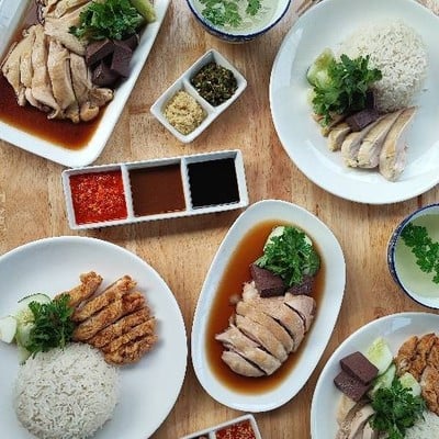 ข้าวมันไก่อ้ายอัฐเอง (ชิกพี) วัดเมืองมาง