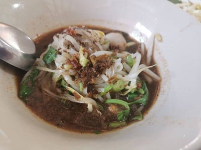 เมนูของร้าน ก๋วยเตี๋ยวเรือซินเฮง(จ่าบัติ)
