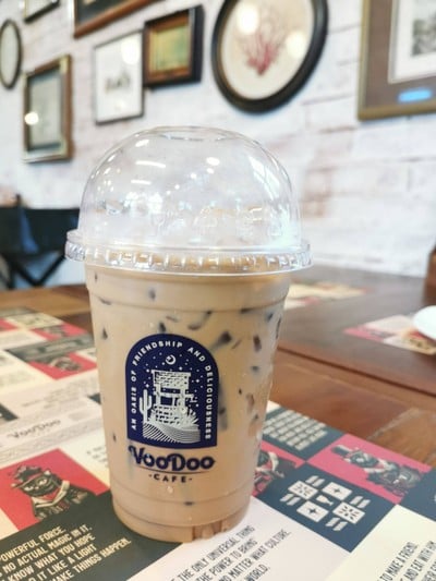 เมนูของร้าน Voodoo Cafe (วูดู คาเฟ่ ฮาลาล) มิตรไมตรี 6 หนองจอก กทม.