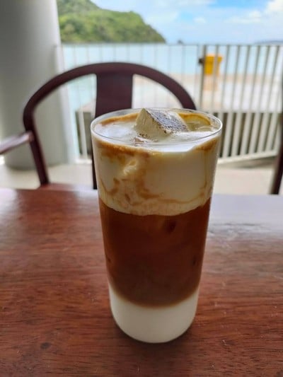 Basque burnt Macchiato