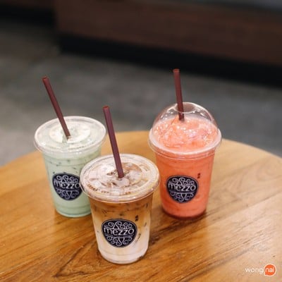 เมนูของร้าน Mezzo Coffee เกตเวย์ เอกมัย
