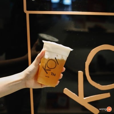 เมนูของร้าน KOI Thé centralwOrld