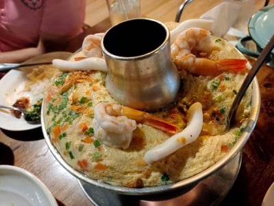 ไข่ตุ๋นทะเลหม้อไฟ