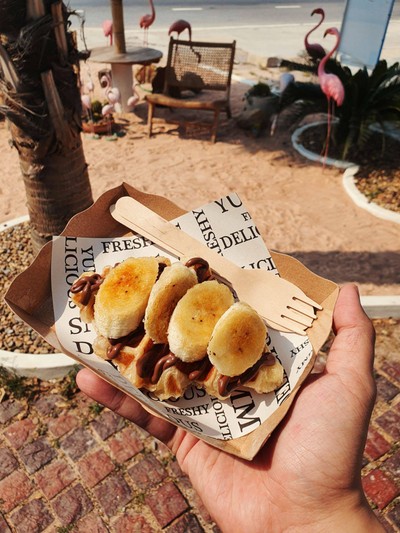 Croffle Nutella Banana