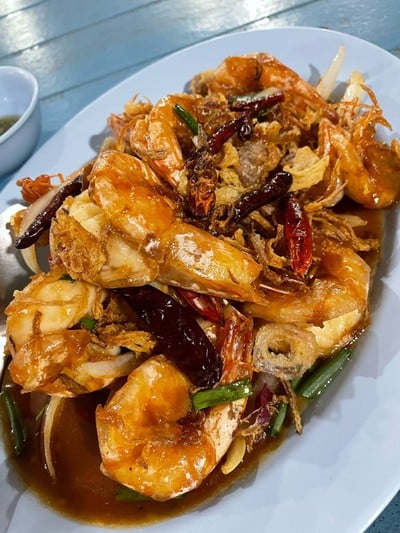 กุ้งซอสมะขาม