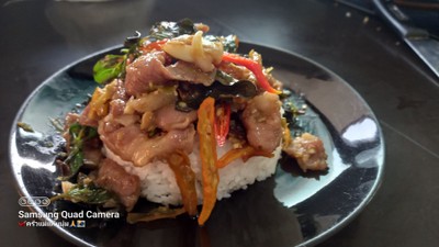 ผัดจังโก้หมู (เป็นกับข้าว)