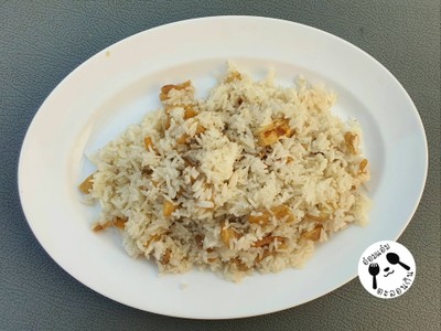ข้าวผัดมันกากหมู