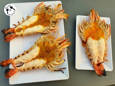 กุ้งใหญ่เผา