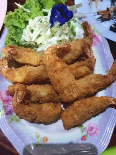 กุ้งชุบแป้งทอด