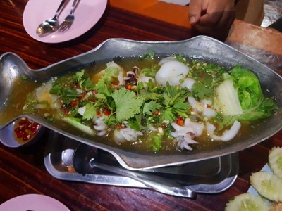 หมึกนึ่งมะนาว