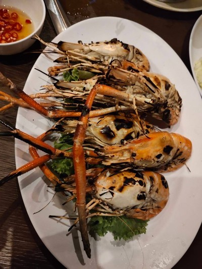 กุ้งใหญ่เผา