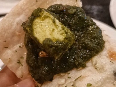 Palak Paneer x Garlic Naan