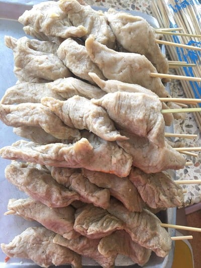 เมนูของร้าน เจ้นวลลูกชิ้นทอด (น้ำจิ้มรสเด็ด)