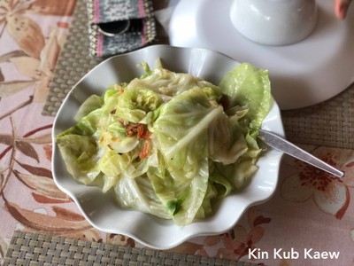 กระหล่ำปลีผัดน้ำปลา